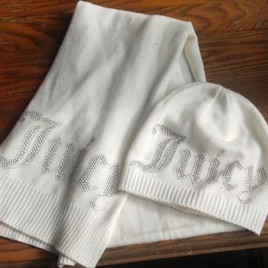 Juicy Couture Hat and Scarf Set